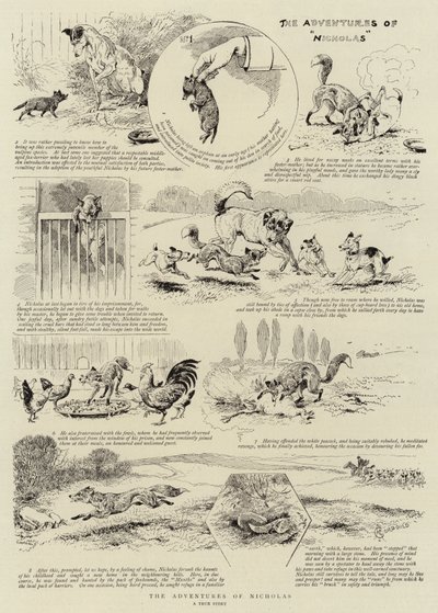 Las aventuras de Nicolás de Alfred Chantrey Corbould